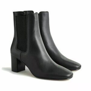 J. Crew Black Leather Boots
